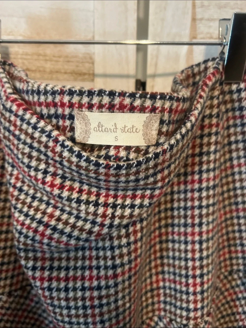 NWT Altar’d State Plaid Academia Mini Skirt Size Small
